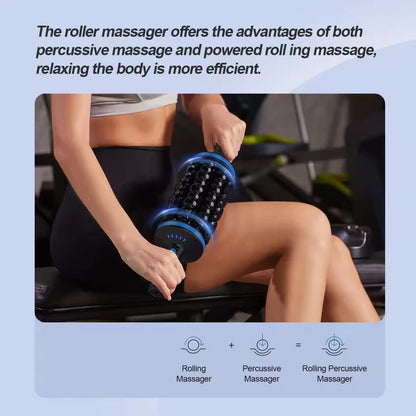 360° Dual-Roller Percussion Body Massager