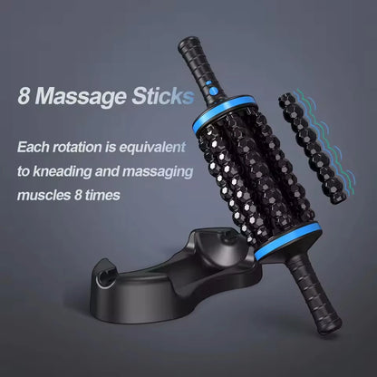 360° Dual-Roller Percussion Body Massager